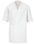 Red Kap WP18 — Men's Collarless Poplin Butcher Wrap — main view