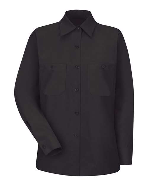 Red Kap SP13 — Women's Industrial Work Shirt — Black