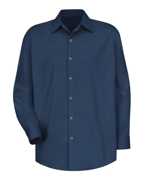 Red Kap SC16 — Men's Long Sleeve Specialized Cotton Work Shirt — Navy
