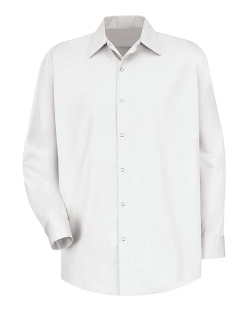 Red Kap SC16 — Men's Long Sleeve Specialized Cotton Work Shirt — White