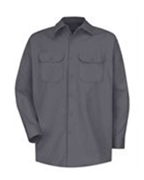 Red Kap SC70T — Men's Tall Deluxe Heavyweight Cotton Shirt — Charcoal