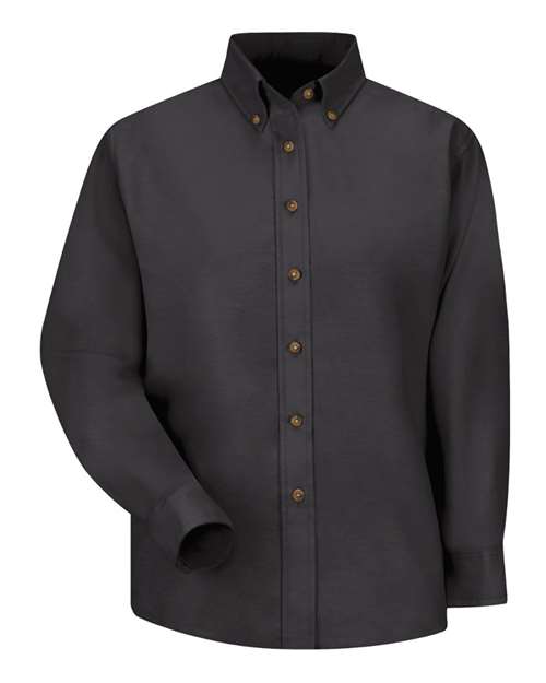 Red Kap SP91 — Women's Poplin Dress Shirt — Black