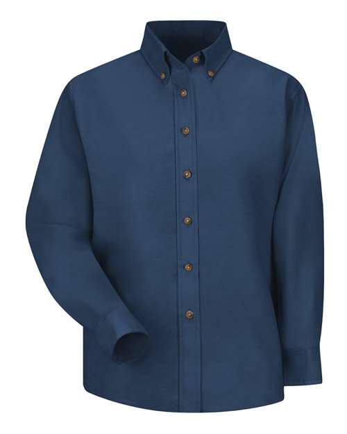 Red Kap SP91 — Women's Poplin Dress Shirt — Navy
