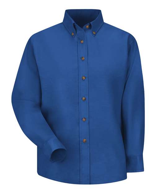 Red Kap SP91 — Women's Poplin Dress Shirt — Royal Blue