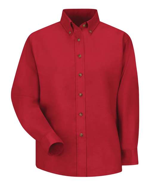 Red Kap SP91 — Women's Poplin Dress Shirt — Red