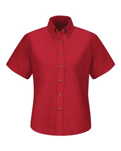 Red Kap SP81 — Women's Poplin Dress Shirt — Red