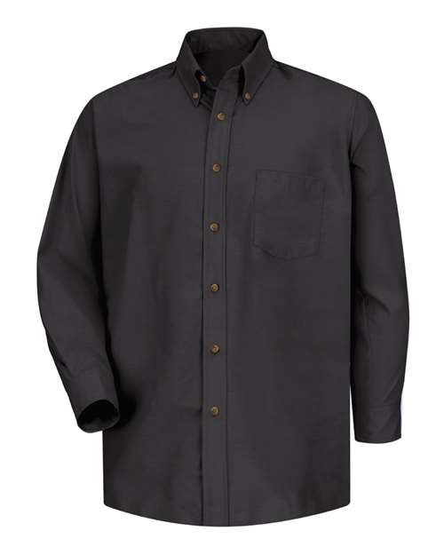 Red Kap SP90 — Men's Poplin Dress Shirt — Black - Sleeve 32/33
