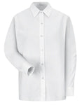 Red Kap SP15 — Women's Long Sleeve Specialized Pocketless Poplin Work Shirt — main view