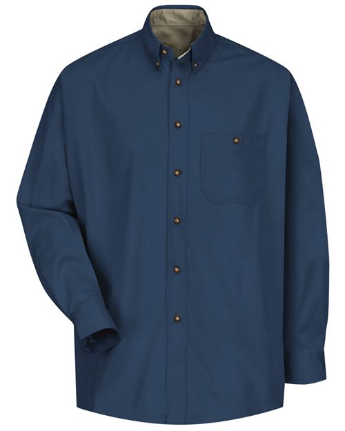 Red Kap SC74 — Men's Cotton Contrast Dress Shirt — main view