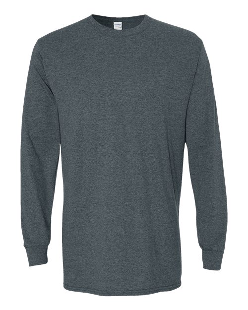 Gildan 5400 — Unisex Heavy Cotton™ Long Sleeve T-Shirt — Dark Heather