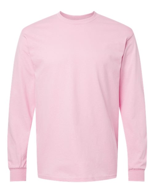 Gildan 5400 — Unisex Heavy Cotton™ Long Sleeve T-Shirt — Light Pink