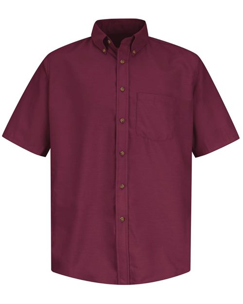 Red Kap SP80T — Men's Tall Poplin Short Sleeve Dress Shirt — main view