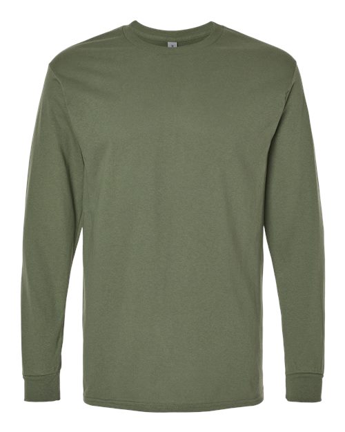 Gildan 5400 — Unisex Heavy Cotton™ Long Sleeve T-Shirt — Military Green
