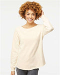 Independent Trading Co. PRM2000 — Women's California Wave Wash Crewneck Sweatshirt — main view