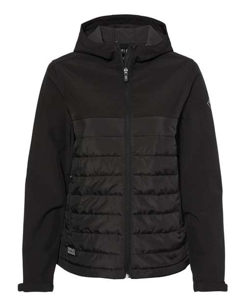 DRI DUCK 9415 — Women's Vista Soft Shell Puffer Jacket — Black