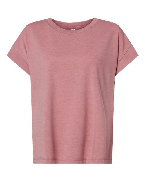 LAT 3502 — Women's Relaxed Vintage Wash Tee — Washed Mauvelous