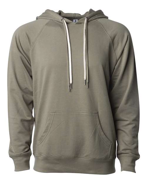 Independent Trading Co. SS1000 — Unisex Icon Lightweight Loopback Terry Hooded Sweatshirt — Olive