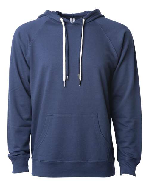 Independent Trading Co. SS1000 — Unisex Icon Lightweight Loopback Terry Hooded Sweatshirt — Indigo