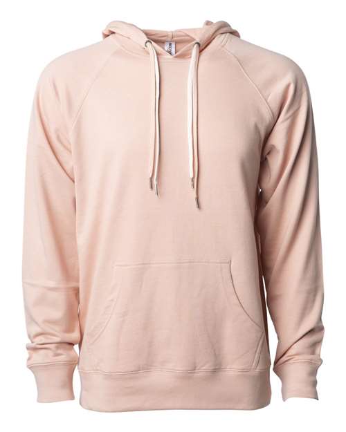 Independent Trading Co. SS1000 — Unisex Icon Lightweight Loopback Terry Hooded Sweatshirt — Rose