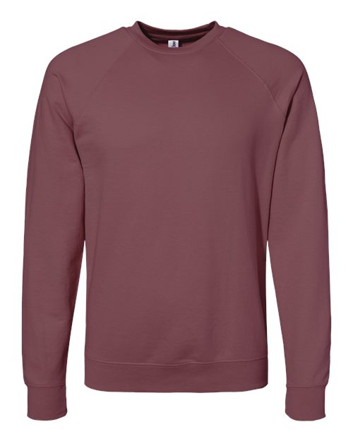 Independent Trading Co. SS1000C — Unisex Icon Lightweight Loopback Terry Crewneck Sweatshirt — Port