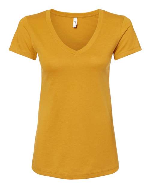 Next Level 1540 — Women's Ideal V-Neck T-Shirt — Antique Gold