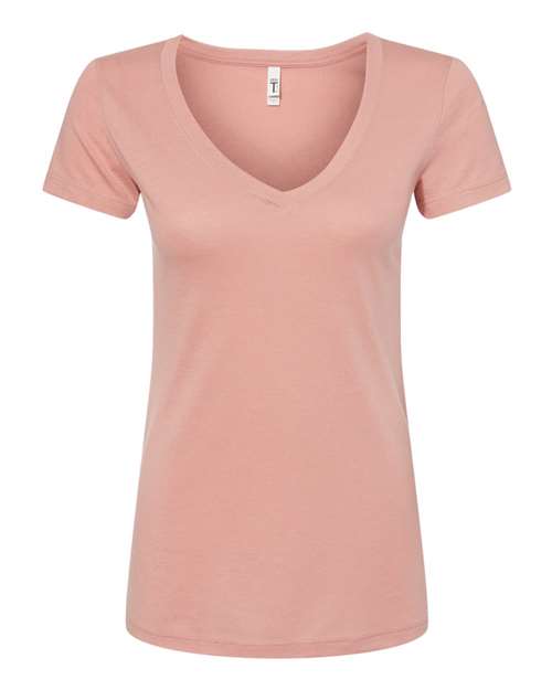 Next Level 1540 — Women's Ideal V-Neck T-Shirt — Desert Pink
