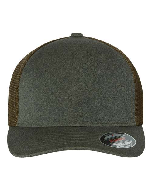 Flexfit 5511UP — Unipanel™ Trucker Cap — Melange Olive