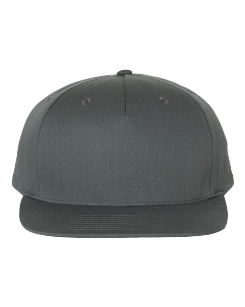 Richardson 255 — Pinch Front Structured Snapback Trucker Cap — Flint Grey