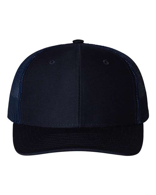 Richardson 112Y — Youth Trucker Snapback Cap — Navy
