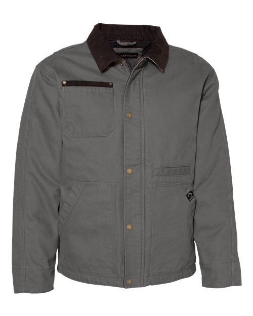 DRI DUCK 5091T — Men's Tall Rambler Boulder Cloth Jacket — Gravel