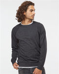 Independent Trading Co. SS1000C — Unisex Icon Lightweight Loopback Terry Crewneck Sweatshirt — main view