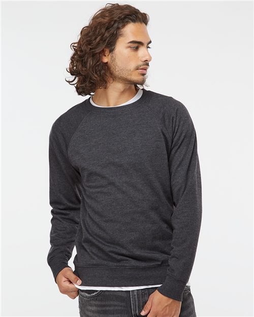 Independent Trading Co. SS1000C — Unisex Icon Lightweight Loopback Terry Crewneck Sweatshirt — main view