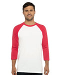 Next Level 6251 — Unisex CVC Three-Quarter Sleeve Raglan T-Shirt — main view