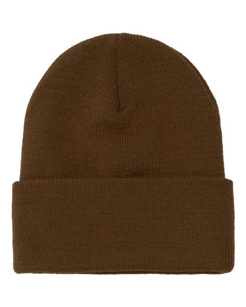 YP Classics 1501KC — Cuffed Beanie — Caramel