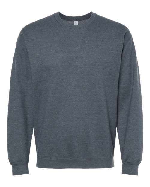 Gildan SF000 — Unisex Softstyle® Midweight Crewneck Sweatshirt — Dark Heather