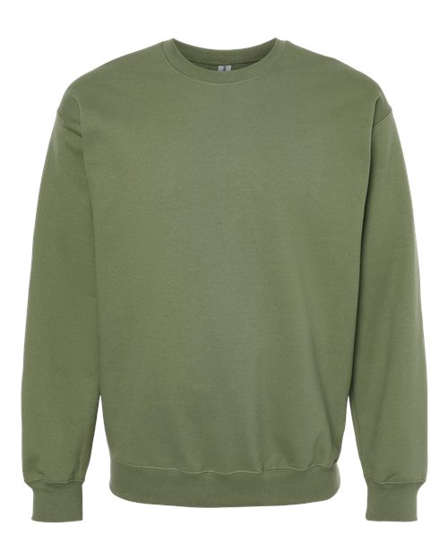 Gildan SF000 — Unisex Softstyle® Midweight Crewneck Sweatshirt — Military Green