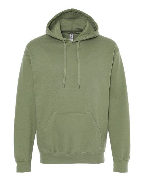 Gildan SF500 — Unisex Softstyle® Midweight Hooded Sweatshirt — Military Green