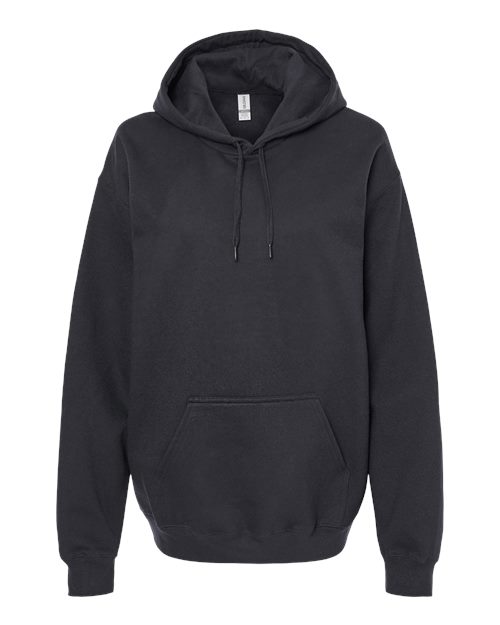 Gildan SF500 — Unisex Softstyle® Midweight Hooded Sweatshirt — Black