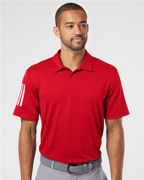 Adidas A480 — Men's Floating 3-Stripes Polo — main view
