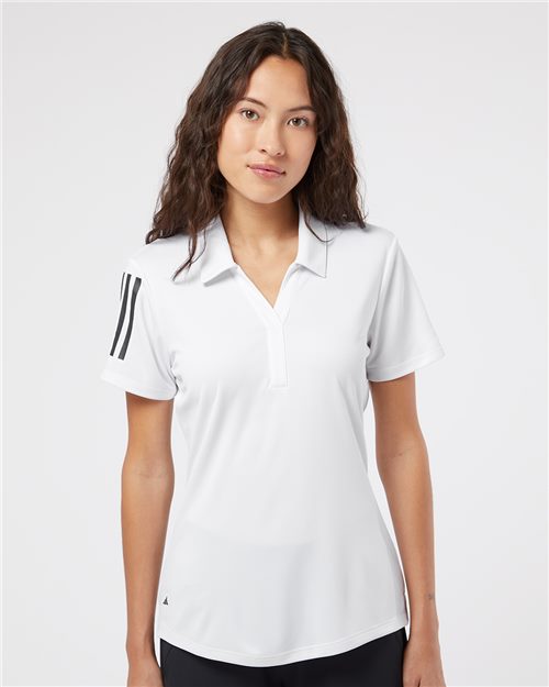 Adidas A481 — Women's Floating 3-Stripes Polo — main view
