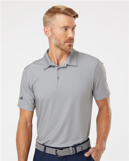 Adidas A498 — Men's Ultimate365 Diamond Dot Print Polo — main view