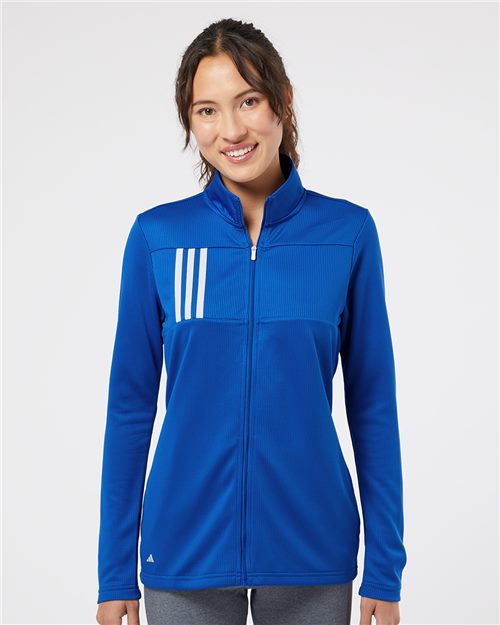 Adidas A483 — Women's 3-Stripes Double Knit Full-Zip Jacket — main view
