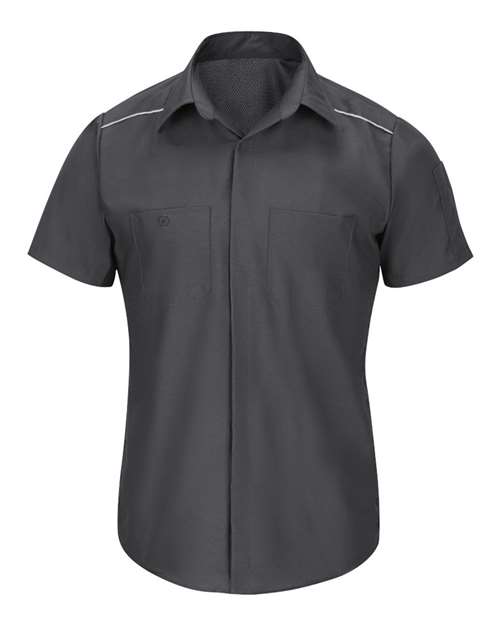 Red Kap SP4A — Men's Short Sleeve Pro Airflow Work Shirt — Charcoal