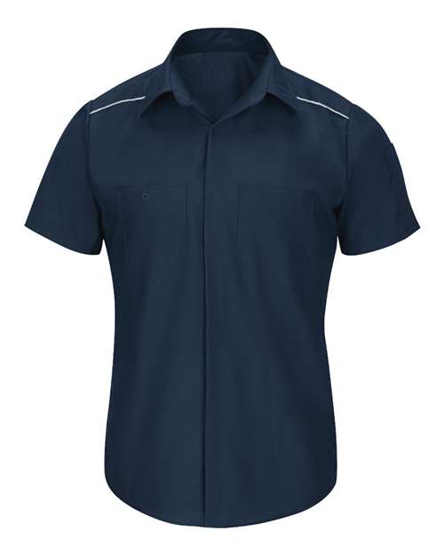 Red Kap SP4AT — Men's Tall Short Sleeve Pro Airflow Work Shirt — Navy