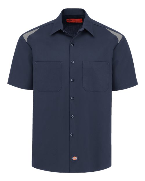 Dickies 05T — Men's Tall Short Sleeve Performance Team Shirt — Dark Navy/ Smoke