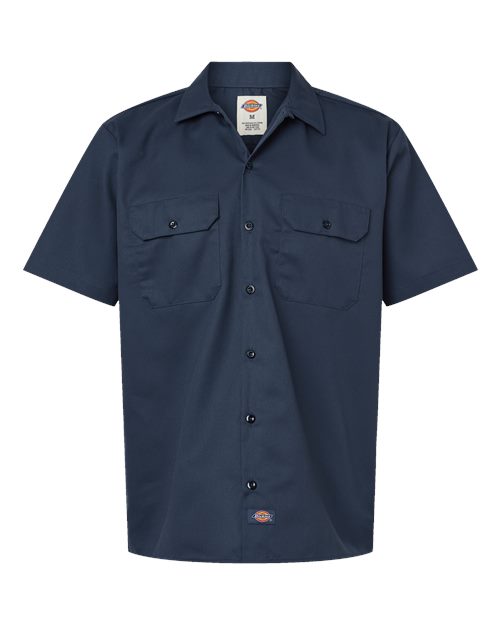 Dickies 2574 — Men's Short Sleeve Work Shirt — Dark Navy