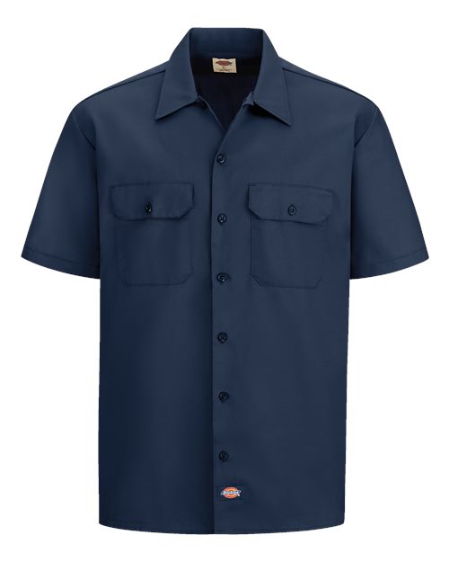 Dickies 2574 — Men's Short Sleeve Work Shirt — Navy