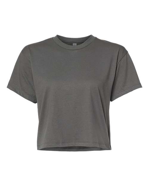 Next Level 1580 — Women's Ideal Crop Top — Dark Grey