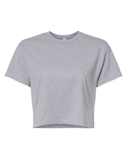 Next Level 1580 — Women's Ideal Crop Top — Heather Grey