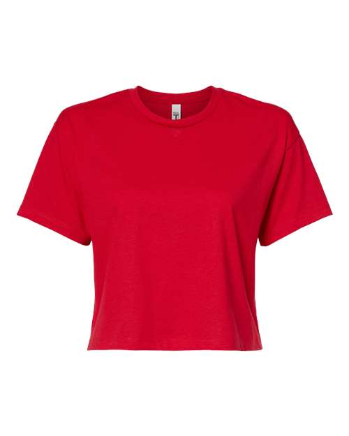 Next Level 1580 — Women's Ideal Crop Top — Red